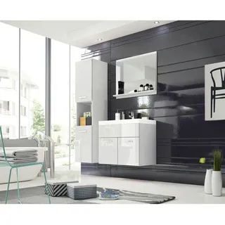 P & B Montreal 4-tlg. Weiß Hochglanz