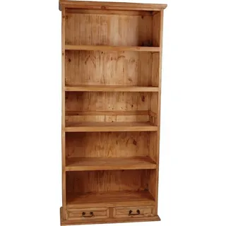 MiaMöbel Bücherregal 107 x 225 x 44 cm Bronze