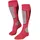 Damen Skisocken Intermediate W Kh Wolle Funktionsmaterial warm dick 1 Paar Rot Rose 8680 37-38