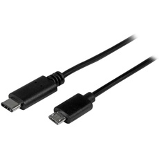 Bild von StarTech.com USB-C Micro-B Kabel USB 2.0, USB-C zu Micro USB Ladekabel, USB 2.0 Typ C zu Micro B Kabel, Thunderbolt 3 kompatibel
