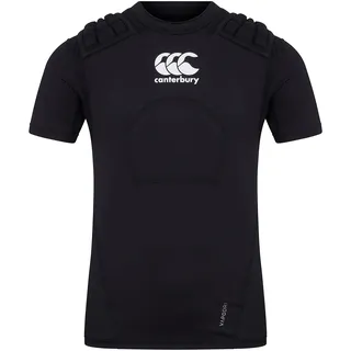 Canterbury Unisex Jugend CCC Rugby Schutzweste, Schwarz/Weiß/Silber, MB UK