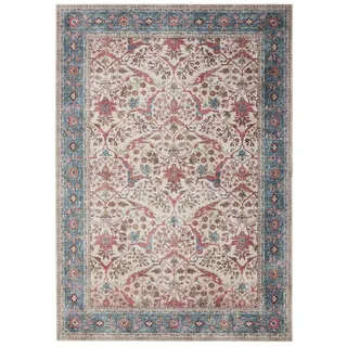 benuta pop Teppich Laury Multicolor 200x300 cm - Vintage-Stil Teppich im Used-Look