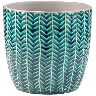 Butlers Blumentopf Greenday , Grün , Keramik , 13 cm , Dekoration, Blumen & Blumentöpfe, Übertöpfe