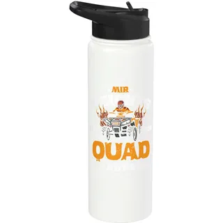 Mir reichts ich geh Quad fahren Offroad ATV Fahrer Stainless Steel Insulated Water Bottle