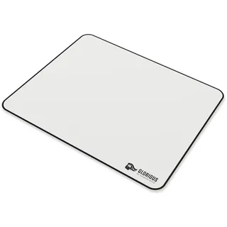 Glorious Gaming Cloth Gaming Mousepad (groß) - Gesteppte Ränder, Glatte Oberfläche für Speed & Control, Anti-Rutsch-Boden, waschmaschinenfest, groß (330 x 280 x 3mm) - Weiß
