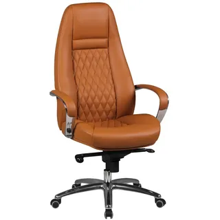 FineBuy Austin Echtleder Caramel
