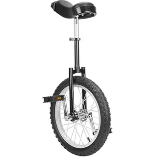 uyoyous Einrad 16 Zoll Unicycle für Erwachsene Kinder Anfänger und Profis Unisex Schwarz