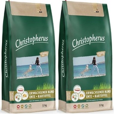 Bild von Christopherus Getreidefrei Ente & Kartoffeln 2 x 12 kg