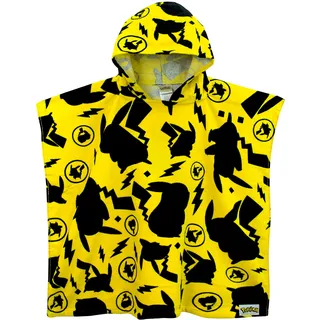 Pokémon Handtuch Für Jungen oder Mädchen | Kapuzen-Pikachu-Handtuchponcho Für Kinder | Schwimm Und Strandhandtücher