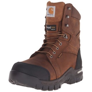 Carhartt Herren 8 "Rugged Flex Isoliert Wasserdicht Atmungsaktiv Sicherheit Zehe Leder Arbeitsstiefel Cmf8389 Baustiefel, Braun, 10