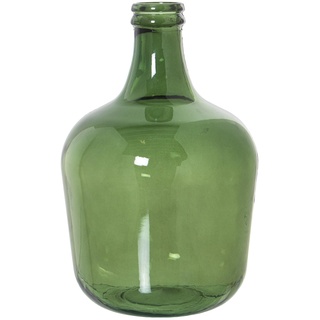 DRW Karaffe aus recyceltem Glas, 12 l, Grün, 26 x 42 cm, 26x42cm