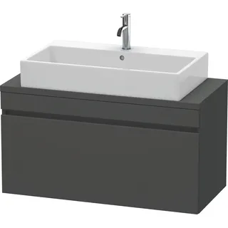 Duravit DuraStyle Waschtischunterschrank für Konsole compact, 1 Auszug, 1000mm, DS530404949, Farbe: Graphit Matt Dekor