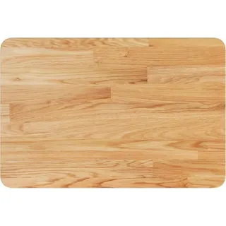 vidaXL Waschtischplatte Hellbraun 60x40x1,5 cm Massivholz Behandelt - Braun