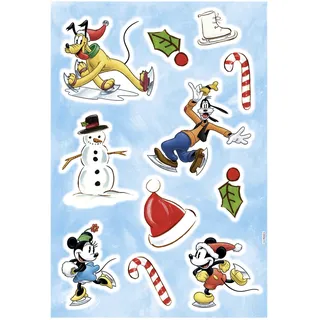 KOMAR Deko-Sticker Mickey Ice slide 50 cm x 70 cm