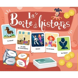 La boîte à histoires. Gamebox mit 132 Karten + Download: Le Français en s'amusant. Gamebox mit 132 Karten + Download