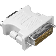 mumbi DVI Adapter (DVI-I zu VGA) DVI 24+5 zu VGA Adapter - Digital auf Analog Adapter für Grafikkarten, Beamer, und Monitore TFT (Crt)