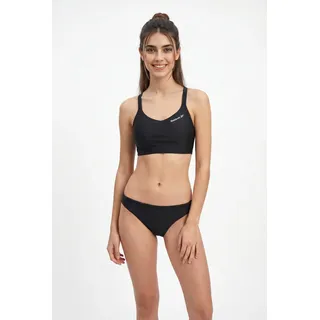 Tankini REEBOK "Hatty", Damen, Gr. M, N-Gr, schwarz, Obermaterial: 80% Polyamid, 20% Elasthan, Bikini-Sets Tankini, mit herausnehmbaren Pads