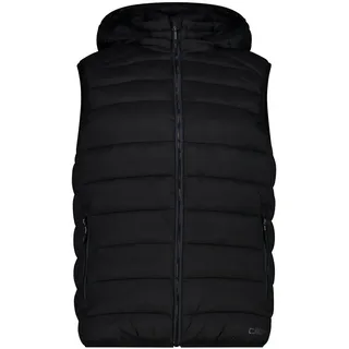 CMP MAN Padded Vest Snaps Hood nero (U901) 54