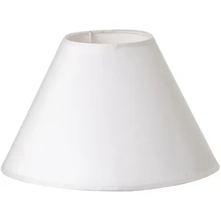 Rayher 2303102 Lampenschirm, rund, konisch, 30 cm ø unten, 10 cm ø Oben, H.: 19 cm, weiß