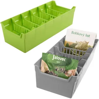 Orion Organizer für GEWÜRZE Tüten Gewürzbehälter Küchenorganizer GRAU - Grau