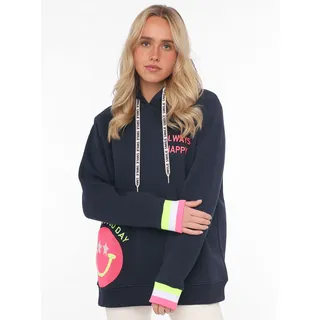 Zwilling Always Happy Hoodie Smiley Blau S/M