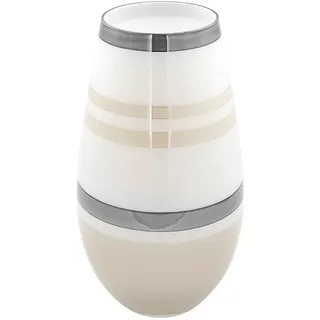 Fink Tischvase »LAPAZ« aus Opalglas, mit Streifendekor, beige
