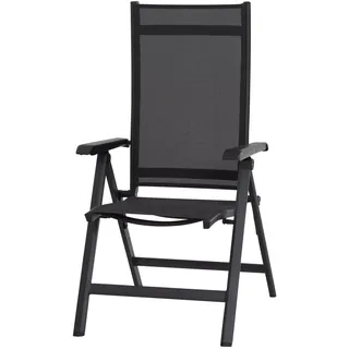 Siena Garden Klappsessel Tesoro 68 x 60 x 110 cm grau