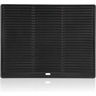 BBQ-Toro Gusseisen Grillplatte 45 x 35 cm | Wendeplatte, emailliert | beidseitig verwendbar | passend für Gasgrill, BBQ, Holzkohlegrill