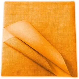Avilia Set mit 100 Stück Tischdecke | Einwegtischdecke | Tischdecke für Flecken | Tischdecke für Partys | Tischdecken für Restaurant | Tischdecke aus TNT 140 x 140 cm, Orange