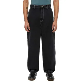 Dickies Madison Baggy Fit Jeans - Black Wash - 34 - 32
