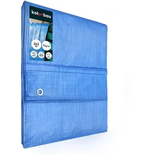KOTARBAU Abdeckplane 2 x 2 m Blau