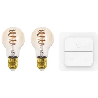 EGLO Connect-Z A60 4,9W 2200-6500K amber incl. switch/remote - 2-pack