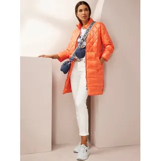 Steppmantel HEINE, Damen, Gr. 34, orange, 55% Polyester, 45% Polyamid, Wattierung:100% Polyester, Mäntel Steppmantel