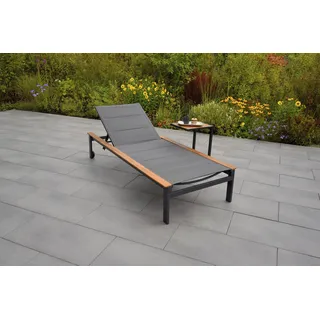 Merxx Paxos Gartenliegen-Set grau