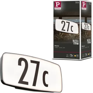 Paulmann Außenwandleuchte Kunststoff 276x73mm 1 Stk. grau