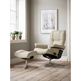 Stressless Relaxsessel Mayfair Leder 79 x 102 x 73 cm Beige mit Schlaffunktion