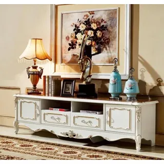 rtv Schrank Sideboard Kommode Fernsehe Ständer Kommoden Möbel Holz - Weiß