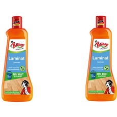 Poliboy - Laminat Pflege - Konzentrat mit Orangenöl - auch für Kork und Linoleum - Bodenreinigung - 2er Pack - 2x500 ml (1 Liter) - Made in Germany