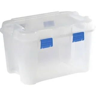 Curver Aufbewahrungsbox Totem 60 L 1-tlg. transparent, blau