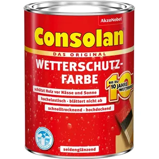 Consolan Wetterschutzfarbe Moosgrün 0,75 l