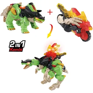 Vtech Switch & Go Dinos - Combo Mega Spinosaurus 2-in-1 Dino-Motorrad-Transformer 6 cm