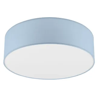 LAMKUR VIVIAN Deckenleuchte – 2 x E27 blau, Lampenschirm 45 cm