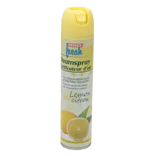 Reinex fresh Raumspray, Geruchsneutralisator, Lemon, Raum-Lufterfrischer zur Neutralisierung schlechter Gerüche, 300 ml - Dose, Lemon