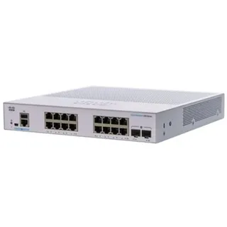 Cisco Business CBS350-16T-2G Managed Switch | 16 GE-Ports | 2 x 1G-SFP | Begrenzter Lebenszeitschutz (CBS350-16T-2G)