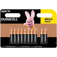 Duracell BATTERIES DURACELL AAA 10 VNT (10 Stk.), Batterien + Akkus