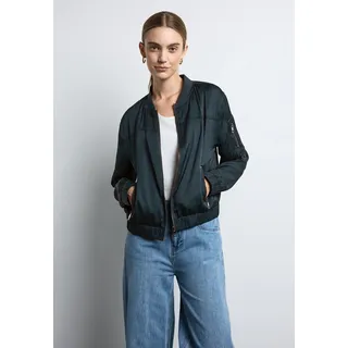 STREET ONE Damen A212259 Satin-Blouson, Hunter Green, 38