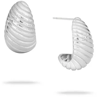 Echtzeit Creole The Organic Drop Silber 2,2 cm
