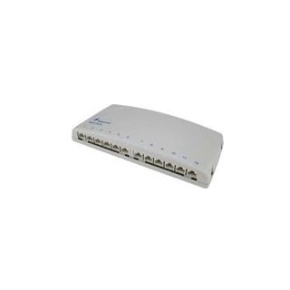 Telegärtner J02022A0053, grau, 12-Port, Cat6a