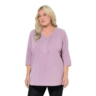Ulla Popken Damen große Größen Übergrößen Plus Size Bubble-Tunika, Herzausschnit