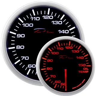 Depo Racing WA-Series Instrument - Öltemperatur 50-150C - 52mm, smoke